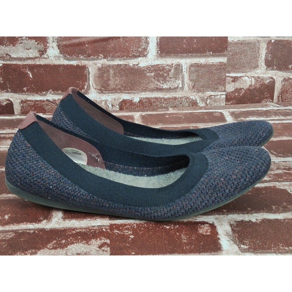 Allbirds Tree Breezers Ballet Flats Women 7.5 Purple Knit Comfort Casual Shoe